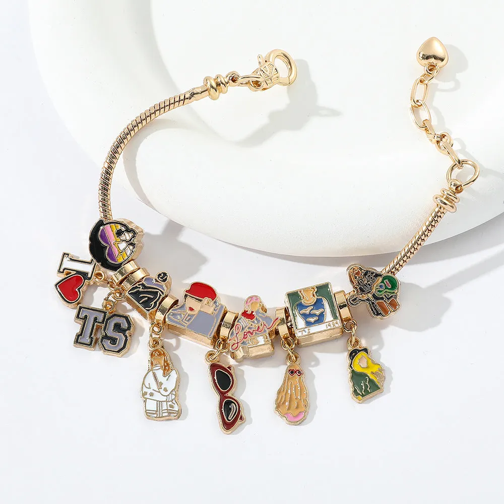 Wholesale 2PCS Diy Letter Alloy Bracelet