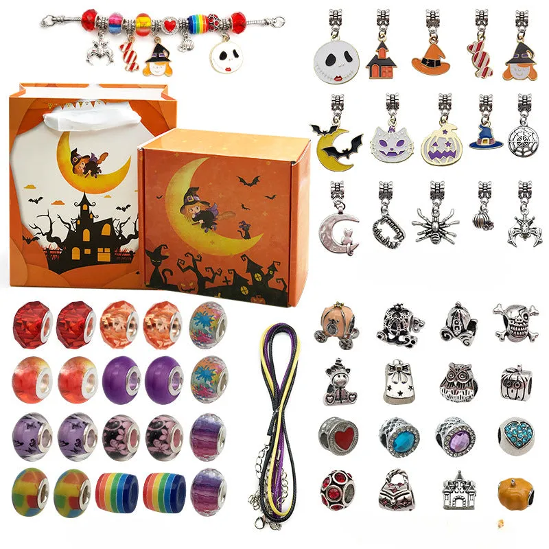 Wholesale 2PCS Halloween Kids Diy Alloy Bracelet