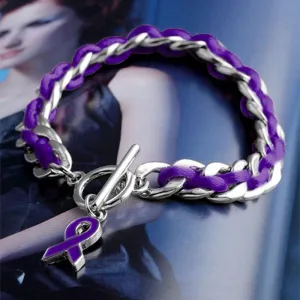 Wholesale 2PCS Rope Woven Love Alloy Bracelet