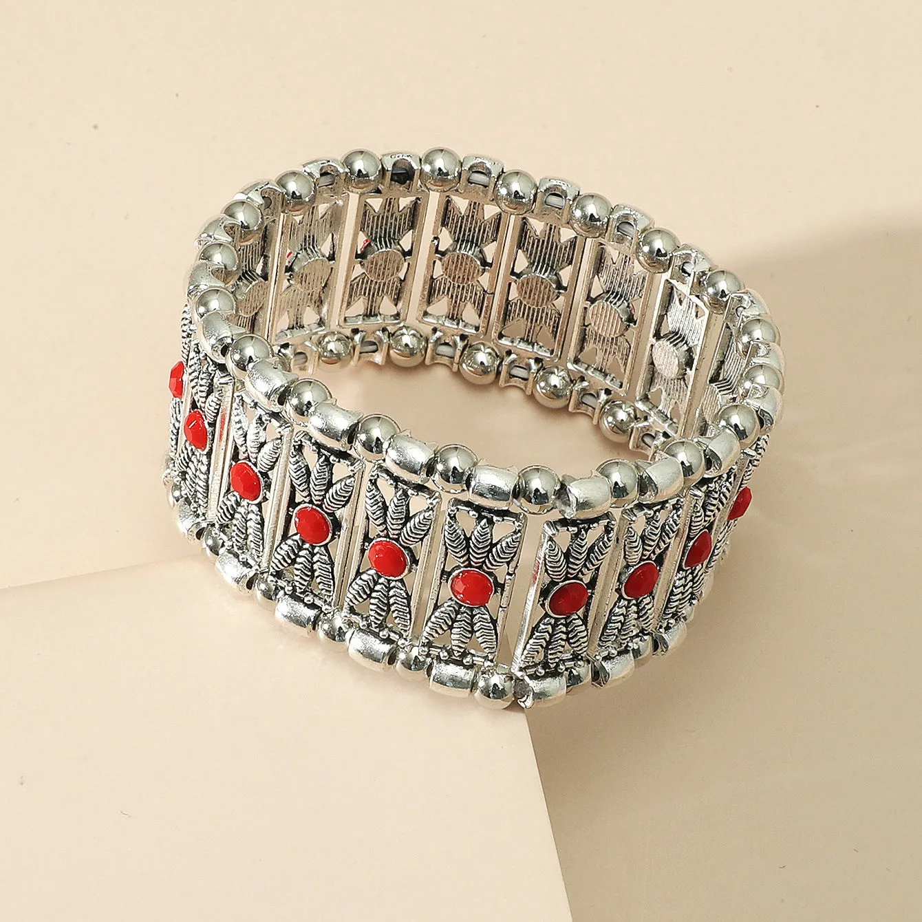 Wholesale 2PCS Vacation Style Personalized Alloy Bracelet