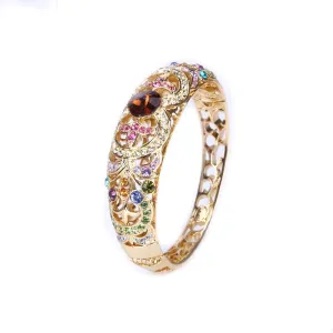 Wholesale 3pcs Cloisonne Bracelet Ethnic Gold-plated Bracelet