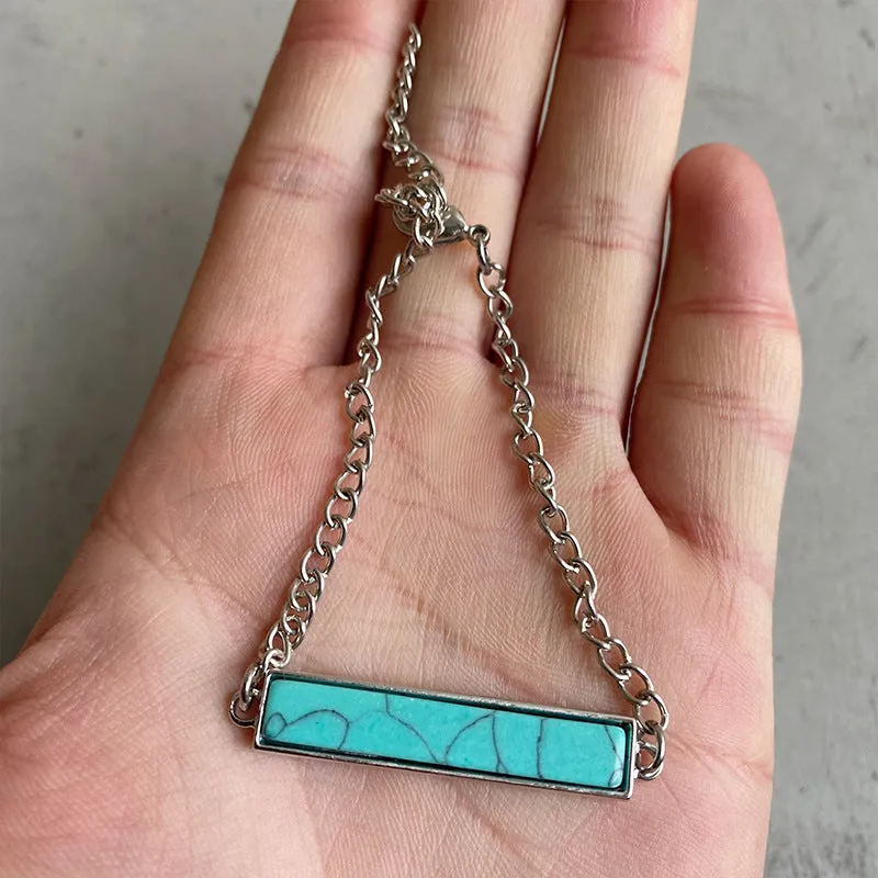 Wholesale 3pcs/pack Western Cowboy Vintage Turquoise Bracelet
