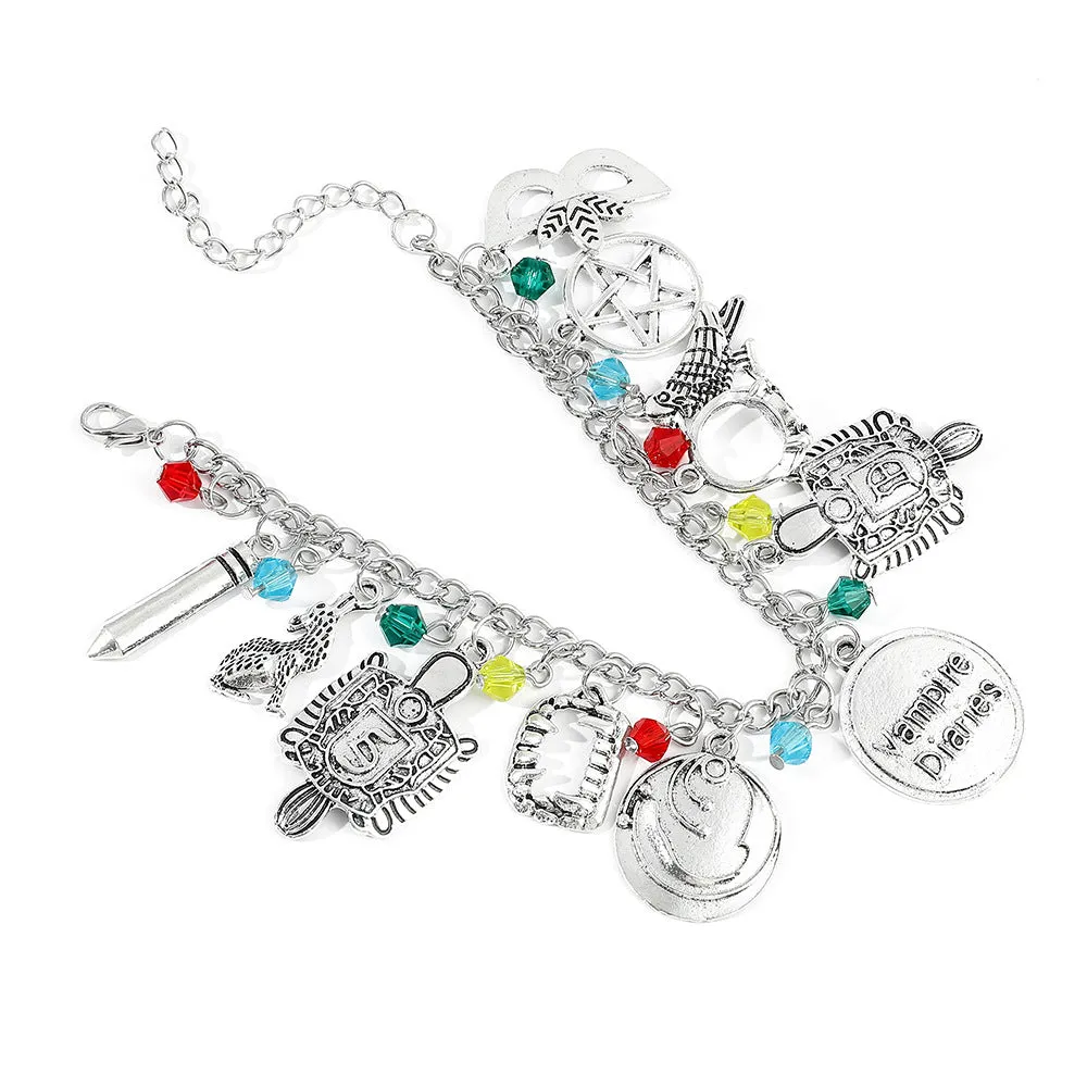 Wholesale 5PCS Halloween Horror Hip-hop Alloy Bracelet