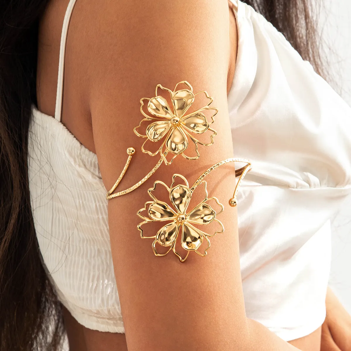 Wholesale 5pcs Summer Starfish Butterfly Shaped Open Arm Ring