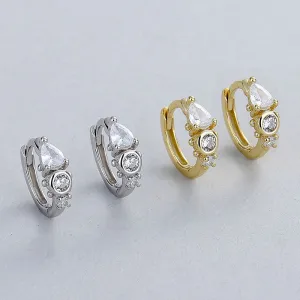Wholesale 925 Sterling Silver Droplet Ear Buckle
