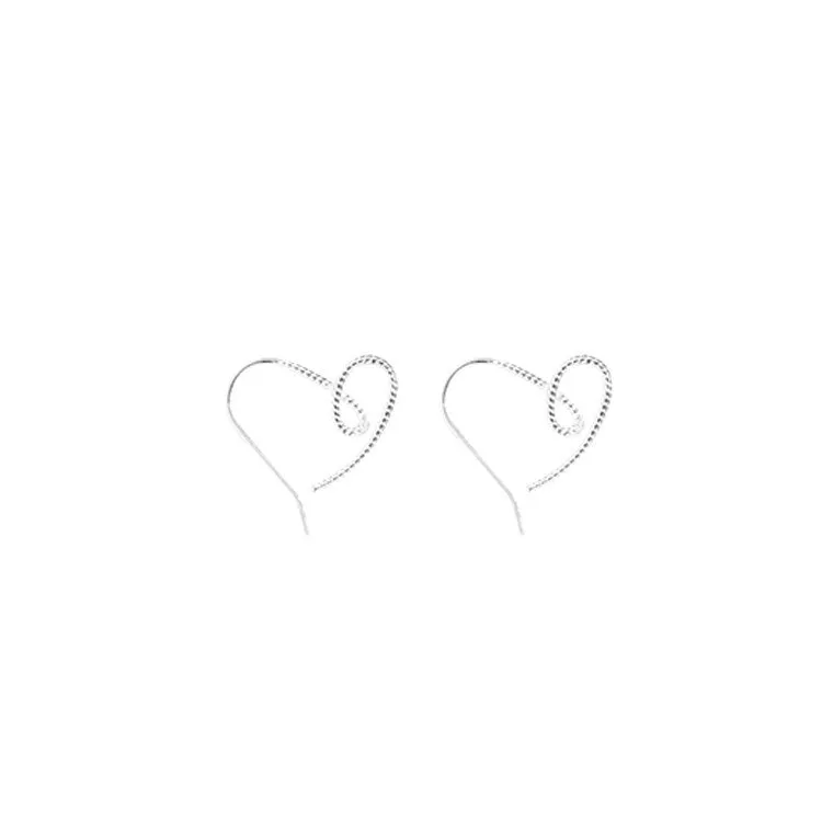 Wholesale 925 Sterling Silver Heart Earrings