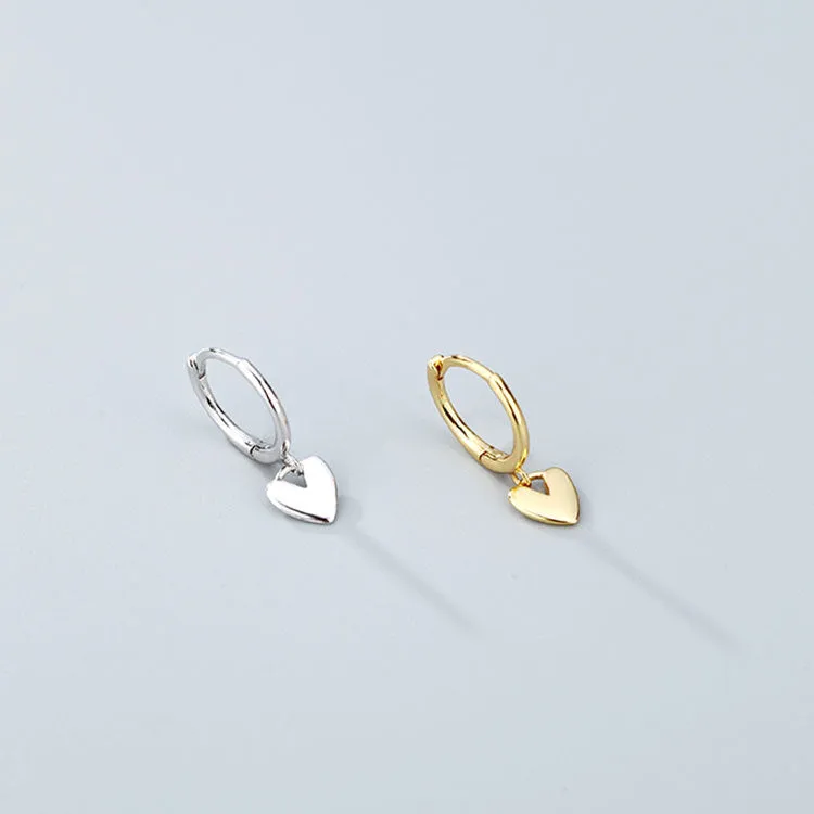 Wholesale 925 Sterling Silver Heart-shaped Earrings
