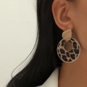 Wholesale All-match Rectangular Exaggerated Earrings