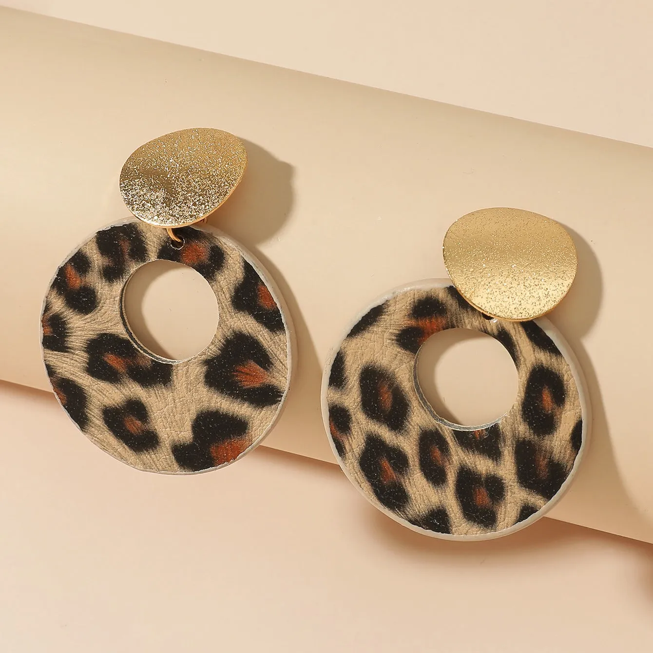 Wholesale All-match Rectangular Exaggerated Earrings