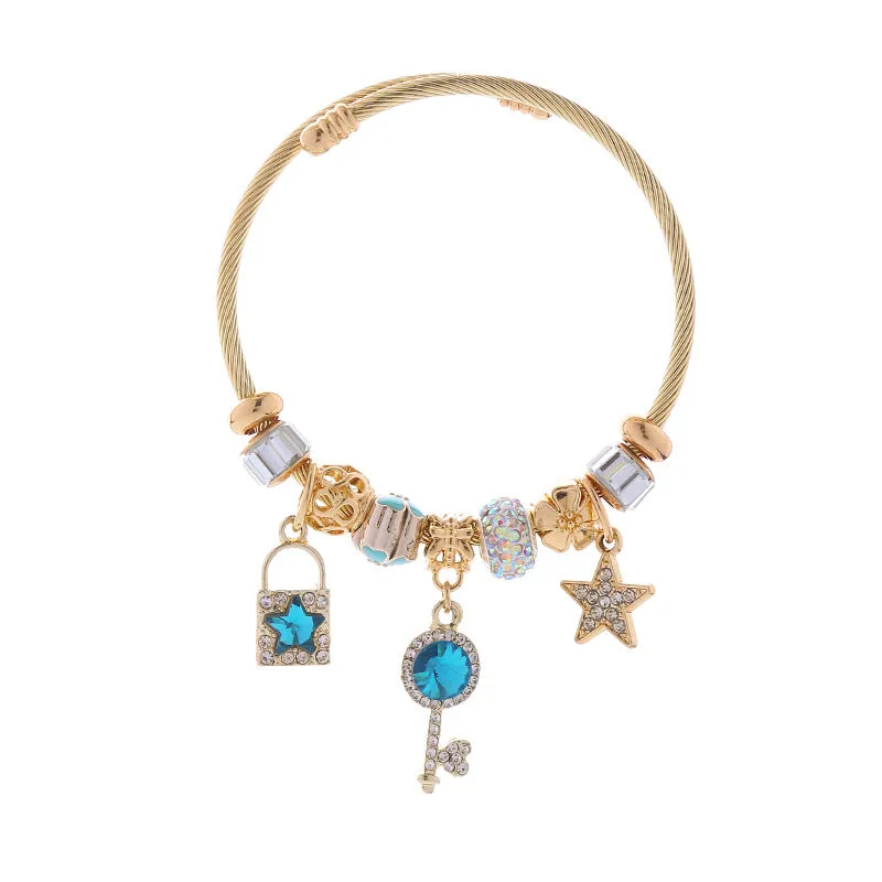 Wholesale Alloy Bead Adjustable Bracelets