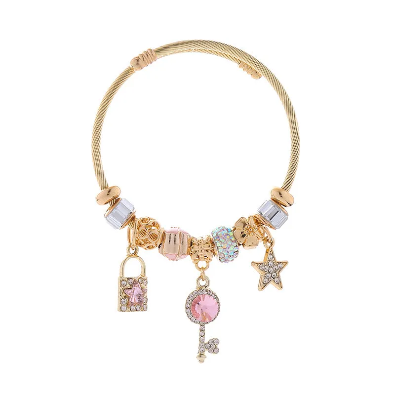 Wholesale Alloy Bead Adjustable Bracelets