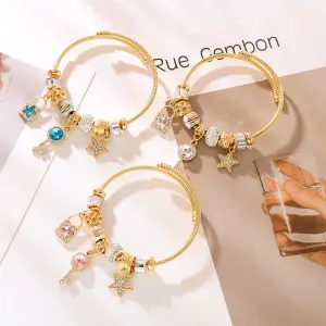 Wholesale Alloy Bead Adjustable Bracelets