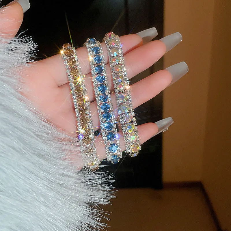 Wholesale Alloy Diamond Square Geometric Buckle Bracelet