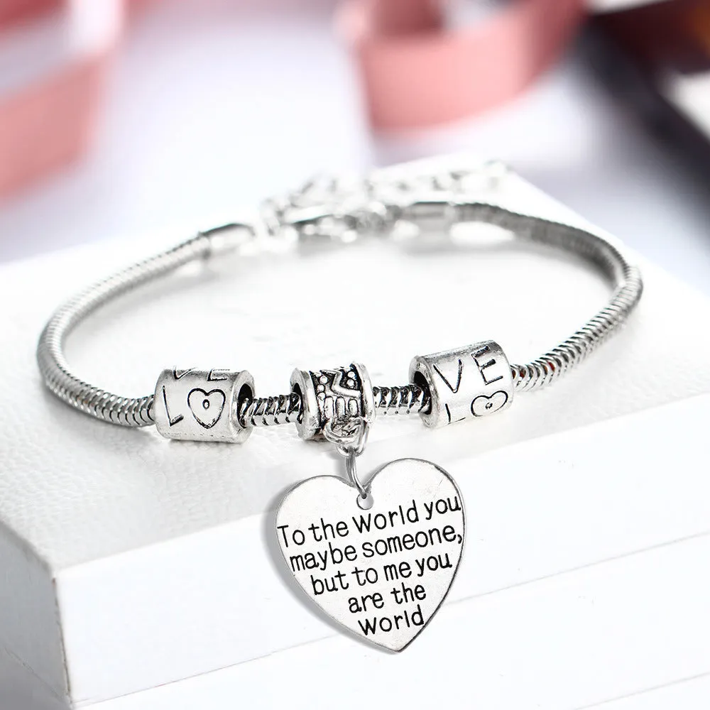 Wholesale Alloy Engraved Bracelets