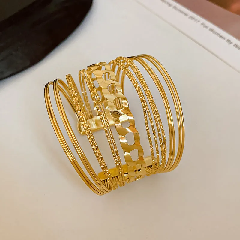 Wholesale Alloy Open Bracelet