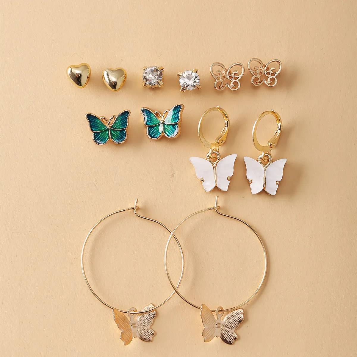 Wholesale Alloy Pearl Earring Set