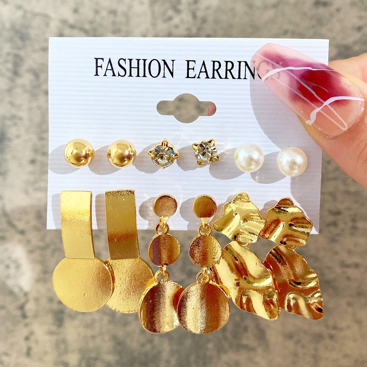 Wholesale Alloy Pearl Earring Set