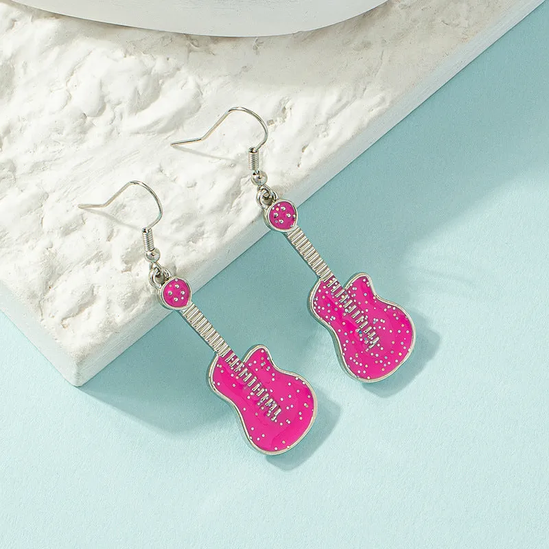 Wholesale Alloy Violin Ear Hooks and Earrings