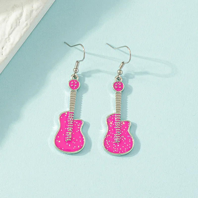 Wholesale Alloy Violin Ear Hooks and Earrings