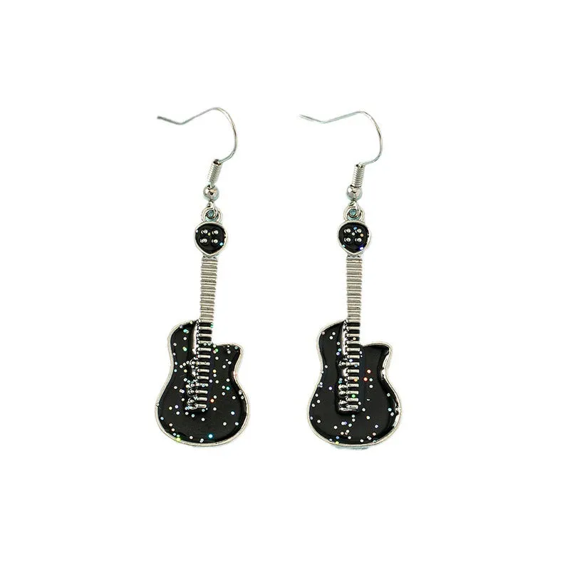 Wholesale Alloy Violin Ear Hooks and Earrings