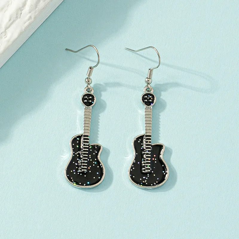 Wholesale Alloy Violin Ear Hooks and Earrings