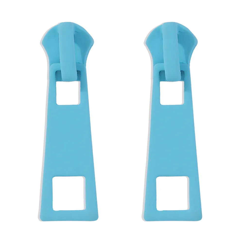 Wholesale Alloy Zipper Lock Earrings