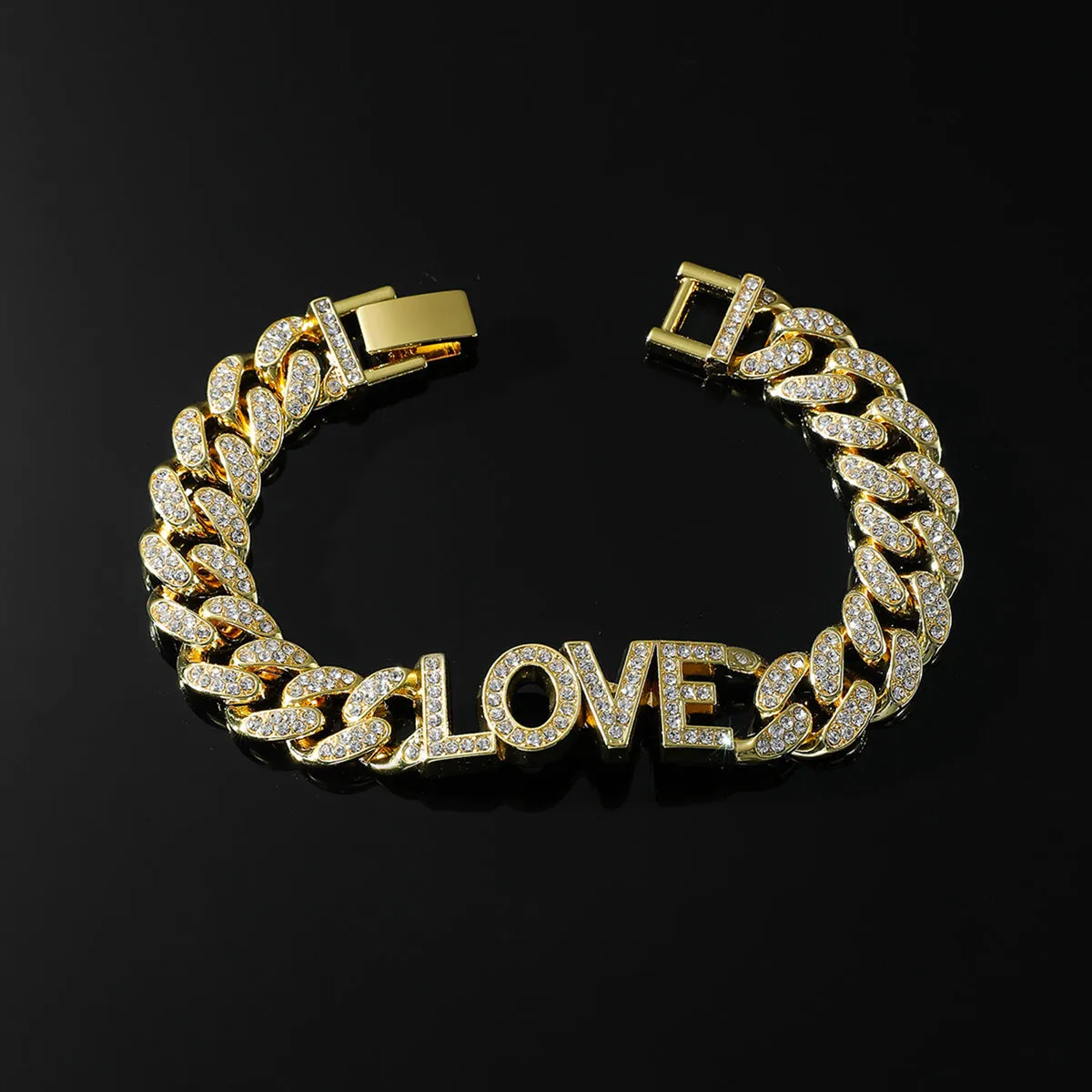 Wholesale Alphabet LOVE Alloy Bracelet