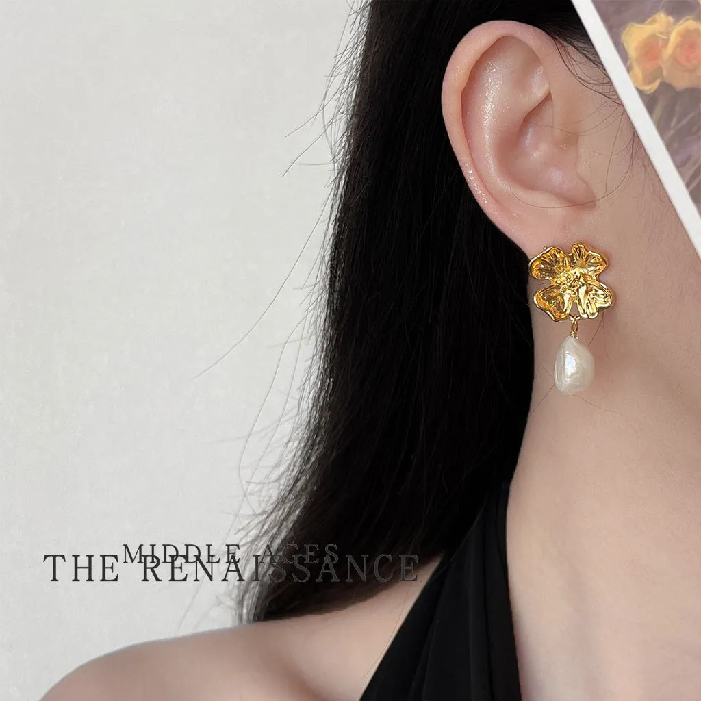 Wholesale Antique Baroque Freshwater Pearl Earrings