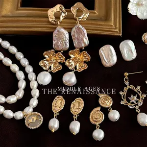 Wholesale Antique Baroque Freshwater Pearl Earrings
