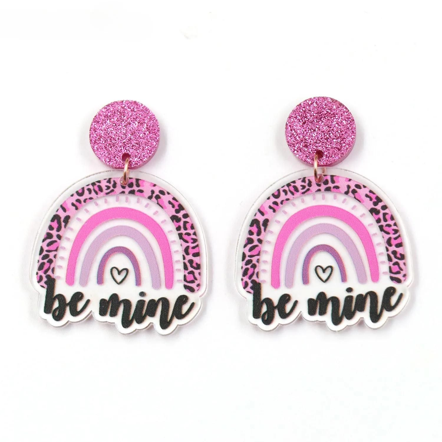 Wholesale Arched Acrylic Earrings