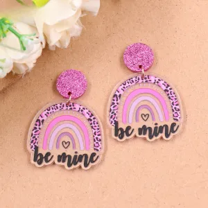 Wholesale Arched Acrylic Earrings