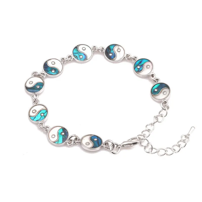 Wholesale Bagua DIY Abalone Shell Bracelet