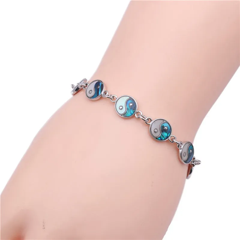 Wholesale Bagua DIY Abalone Shell Bracelet