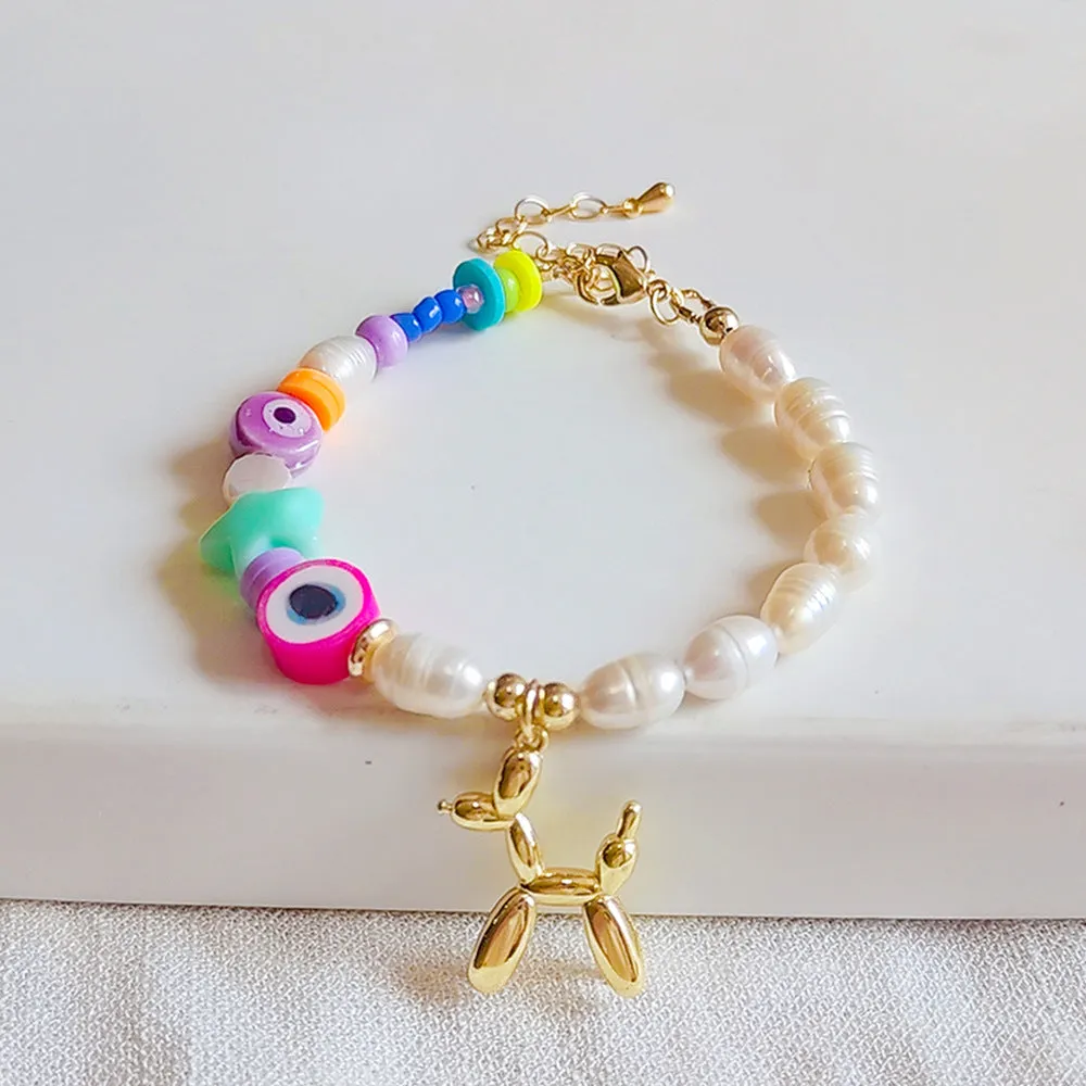 Wholesale Balloon Dog Metal Bracelet