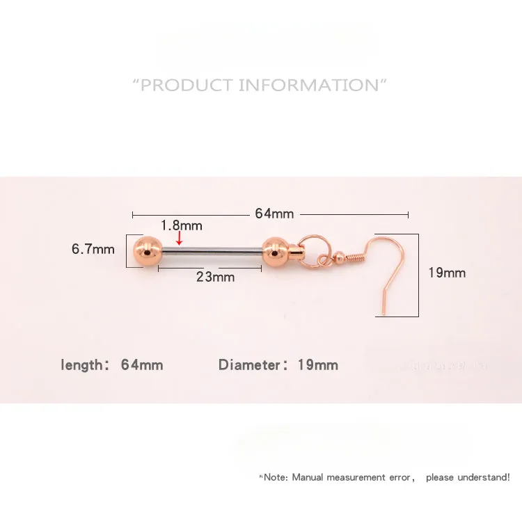 Wholesale Beadable Earrings DIY Short Beadable Bar