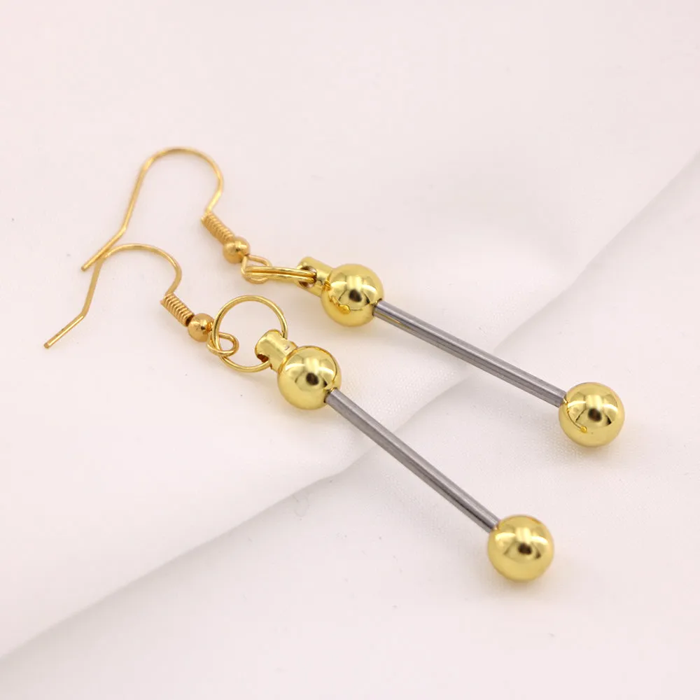 Wholesale Beadable Earrings DIY Short Beadable Bar