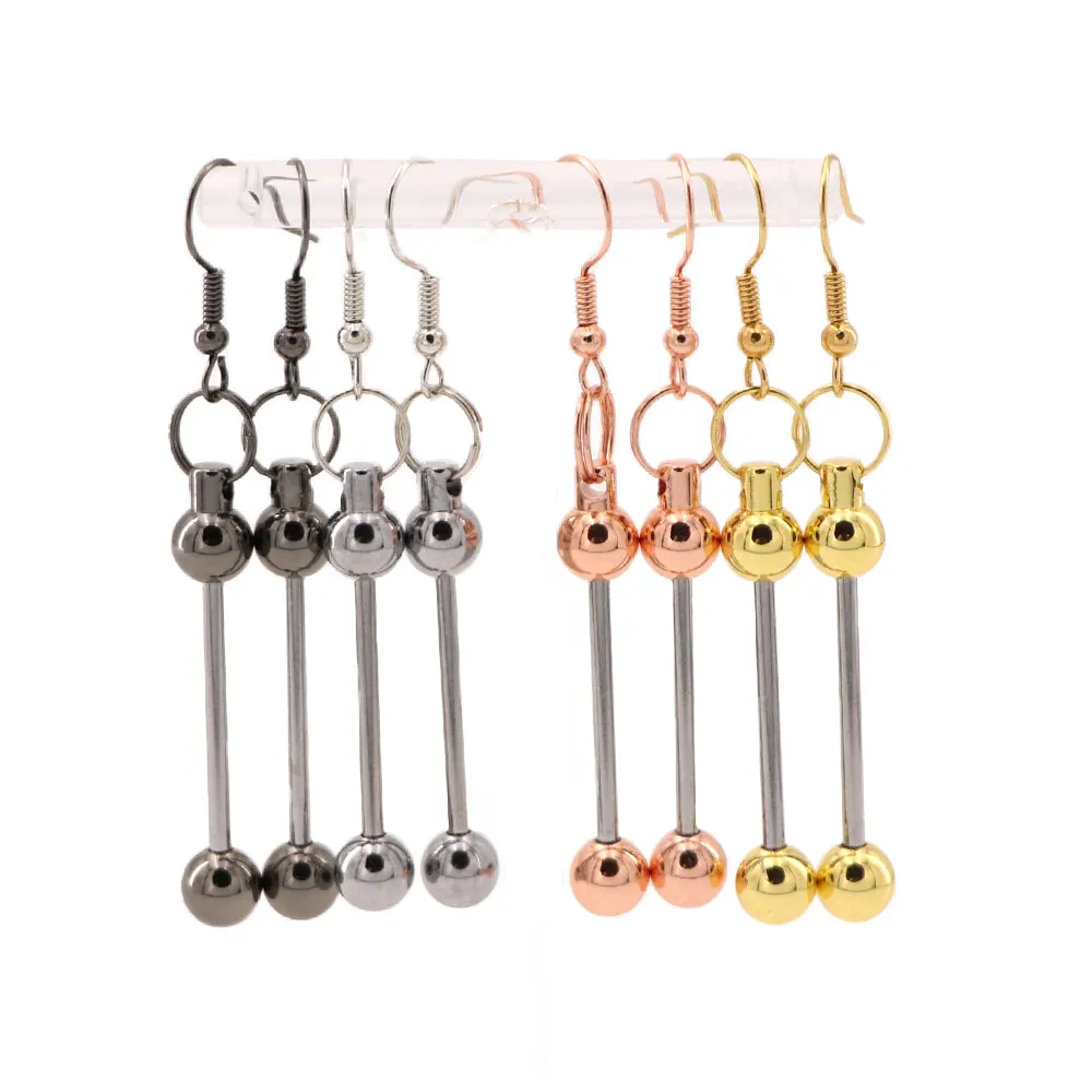 Wholesale Beadable Earrings DIY Short Beadable Bar