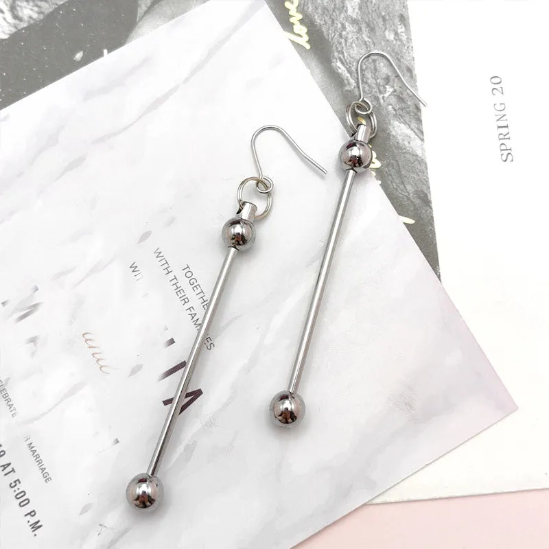 Wholesale Beadable Earrings DIY Short Beadable Bar
