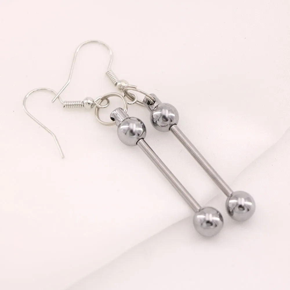 Wholesale Beadable Earrings DIY Short Beadable Bar