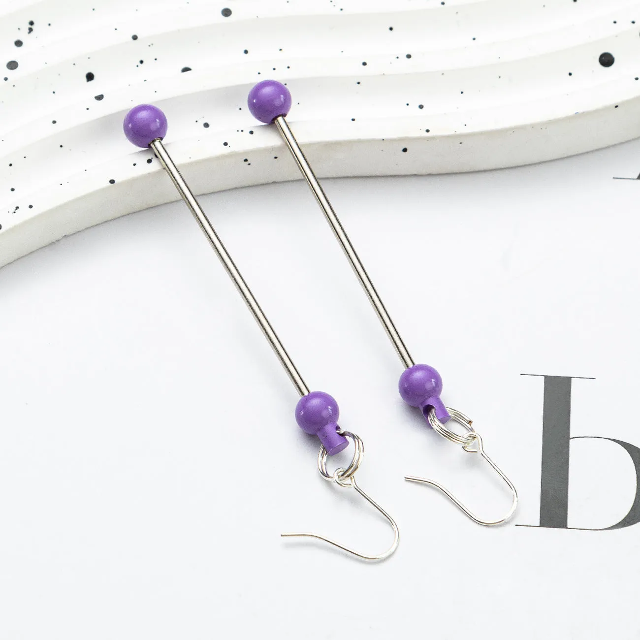 Wholesale Beadable Earrings Metal DIY Earrings