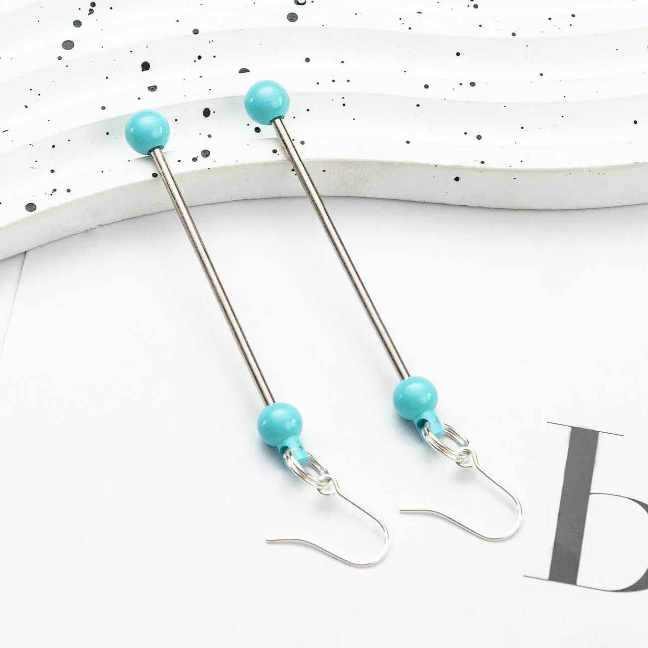 Wholesale Beadable Earrings Metal DIY Earrings