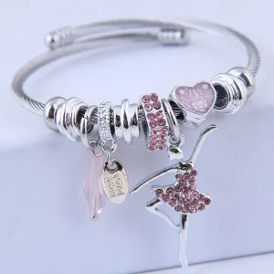 Wholesale Beaded Crystal Alloy Bracelet