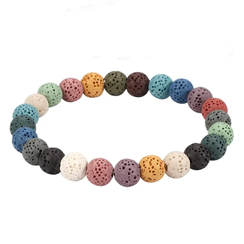 Wholesale Black Gallstone Color Frosted Bracelet