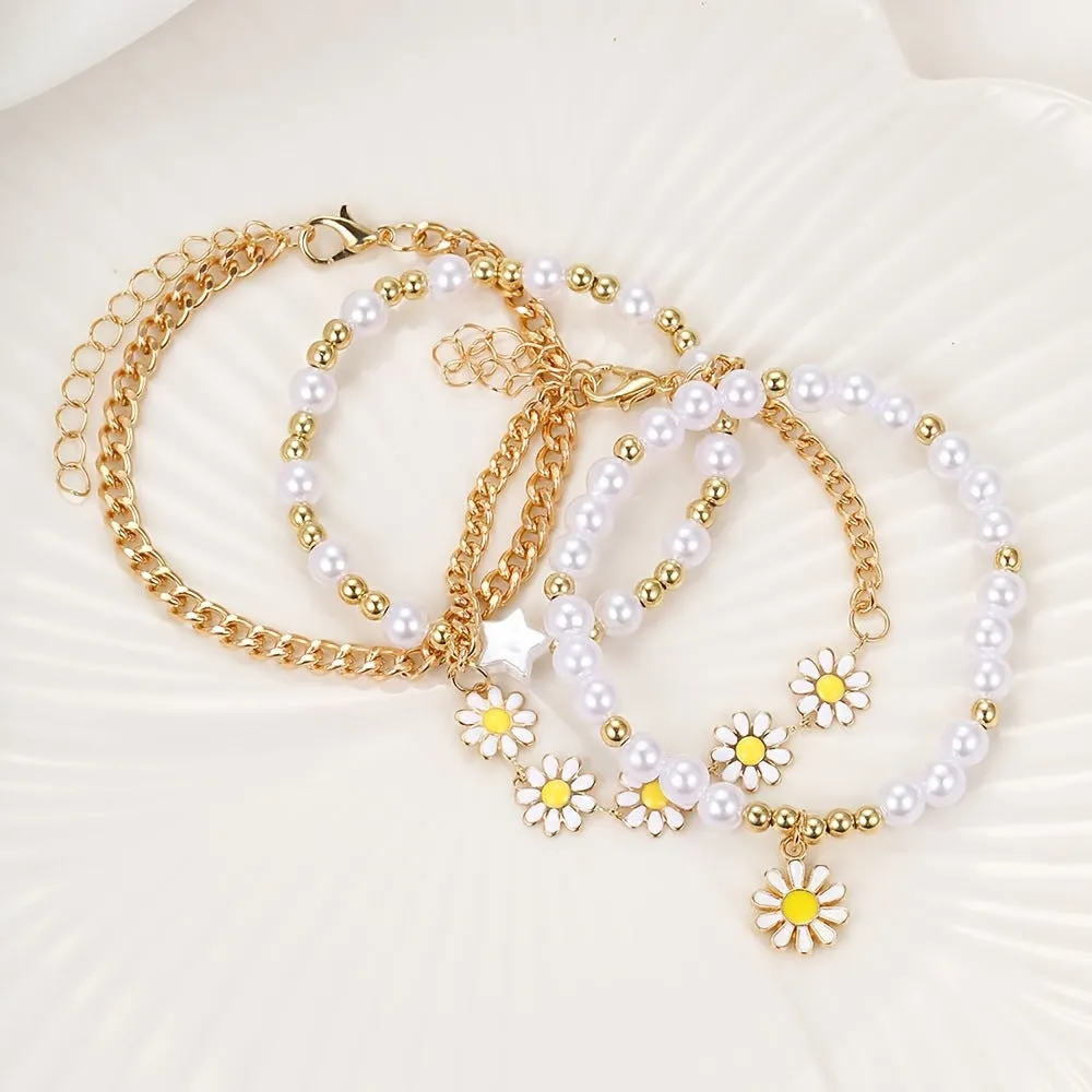 Wholesale Bohemian Daisy Bracelet