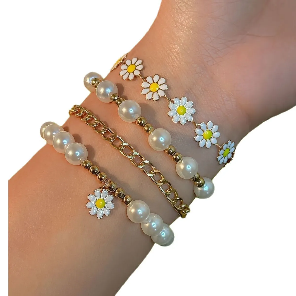 Wholesale Bohemian Daisy Bracelet