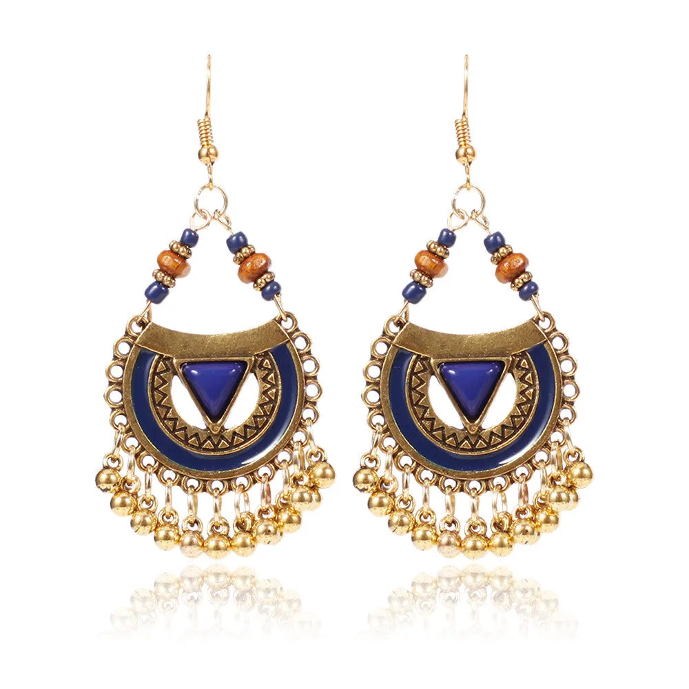Wholesale Bohemian Ethnic Style Alloy Earrings