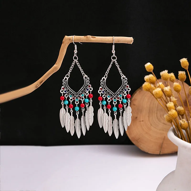 Wholesale Bohemian Ethnic Style Alloy Earrings