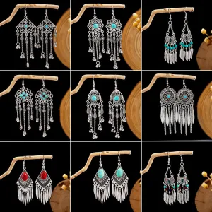 Wholesale Bohemian Ethnic Style Alloy Earrings