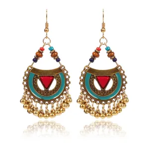Wholesale Bohemian Ethnic Style Alloy Earrings