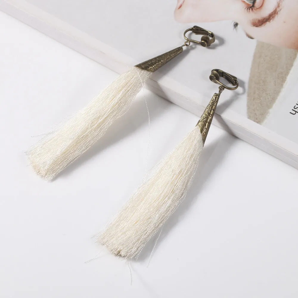 Wholesale Bohemian Fabric Ear Clips